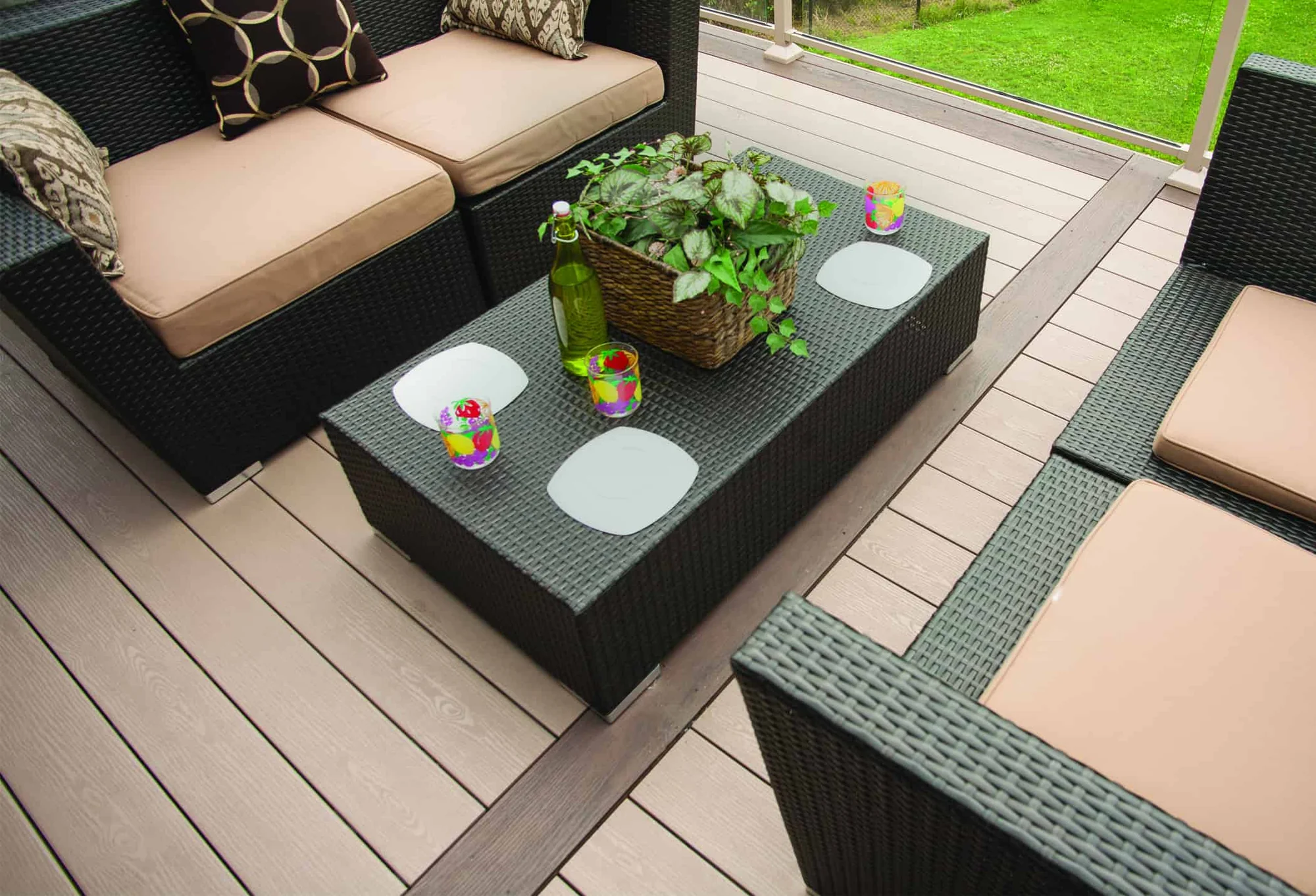 TruNorth Clubhouse Cobblestone deck installation photo