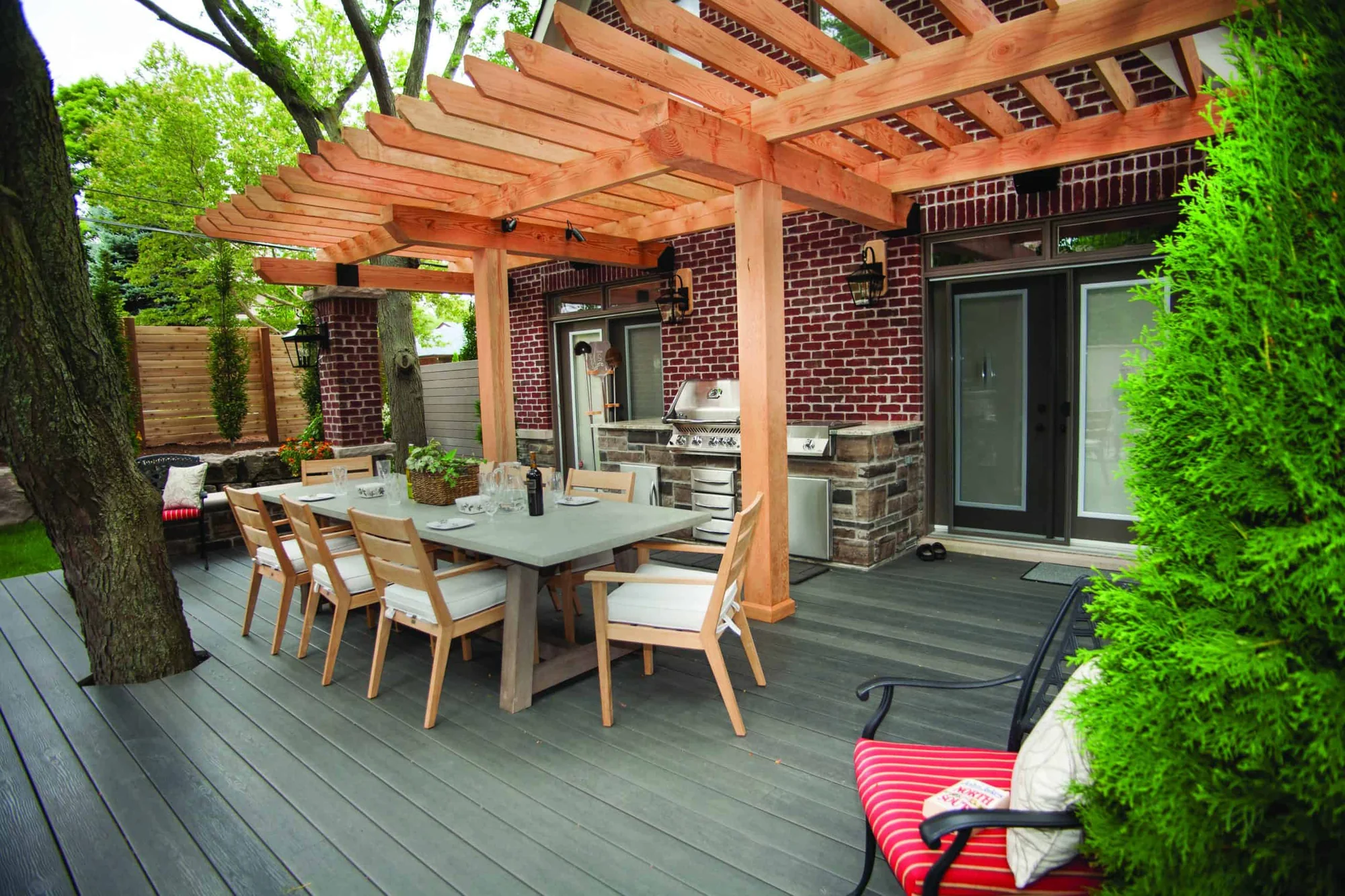 TruNorth Clubhouse Ironwood deck installation photo