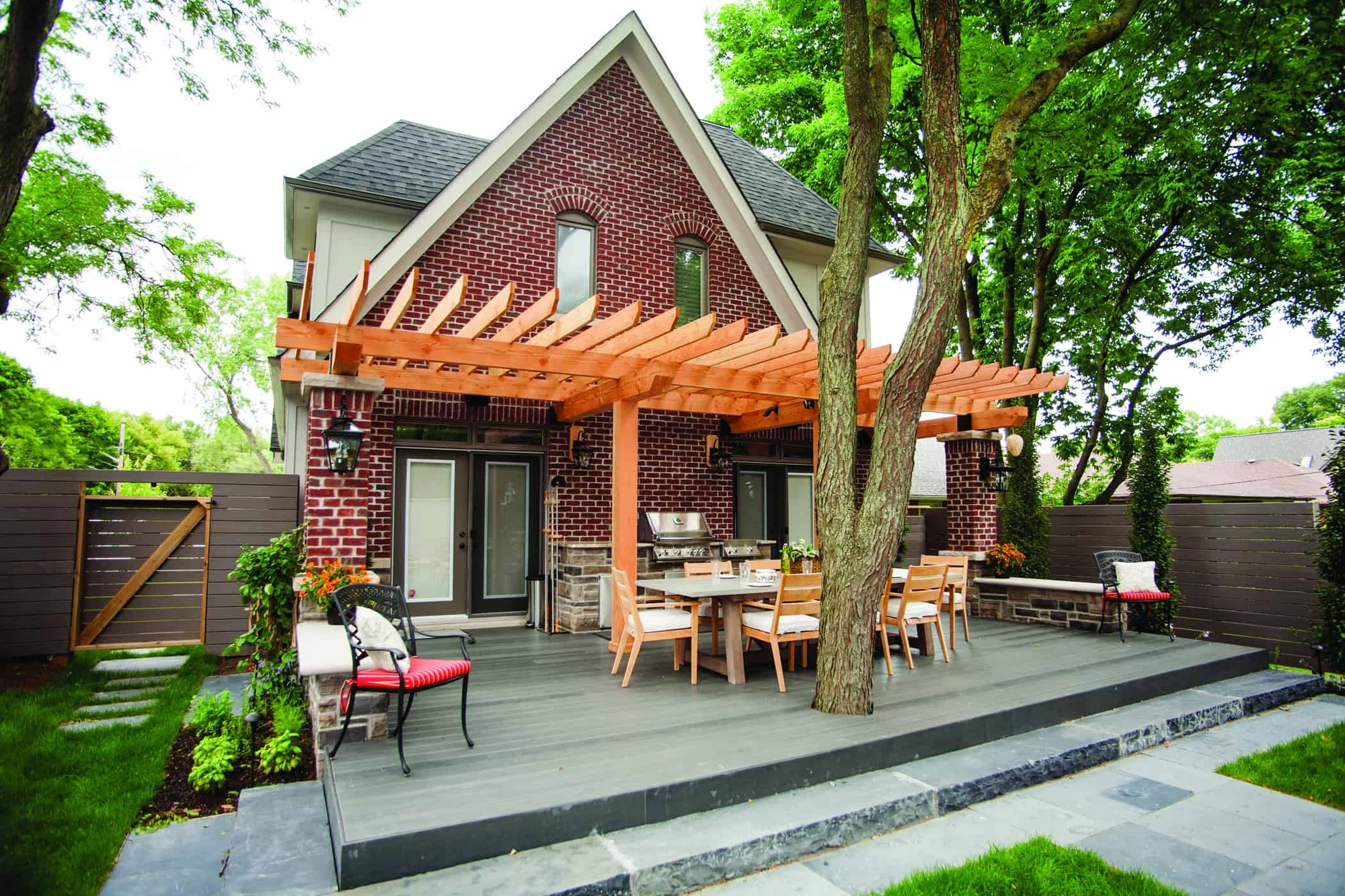 TruNorth Clubhouse Ironwood deck installation photo