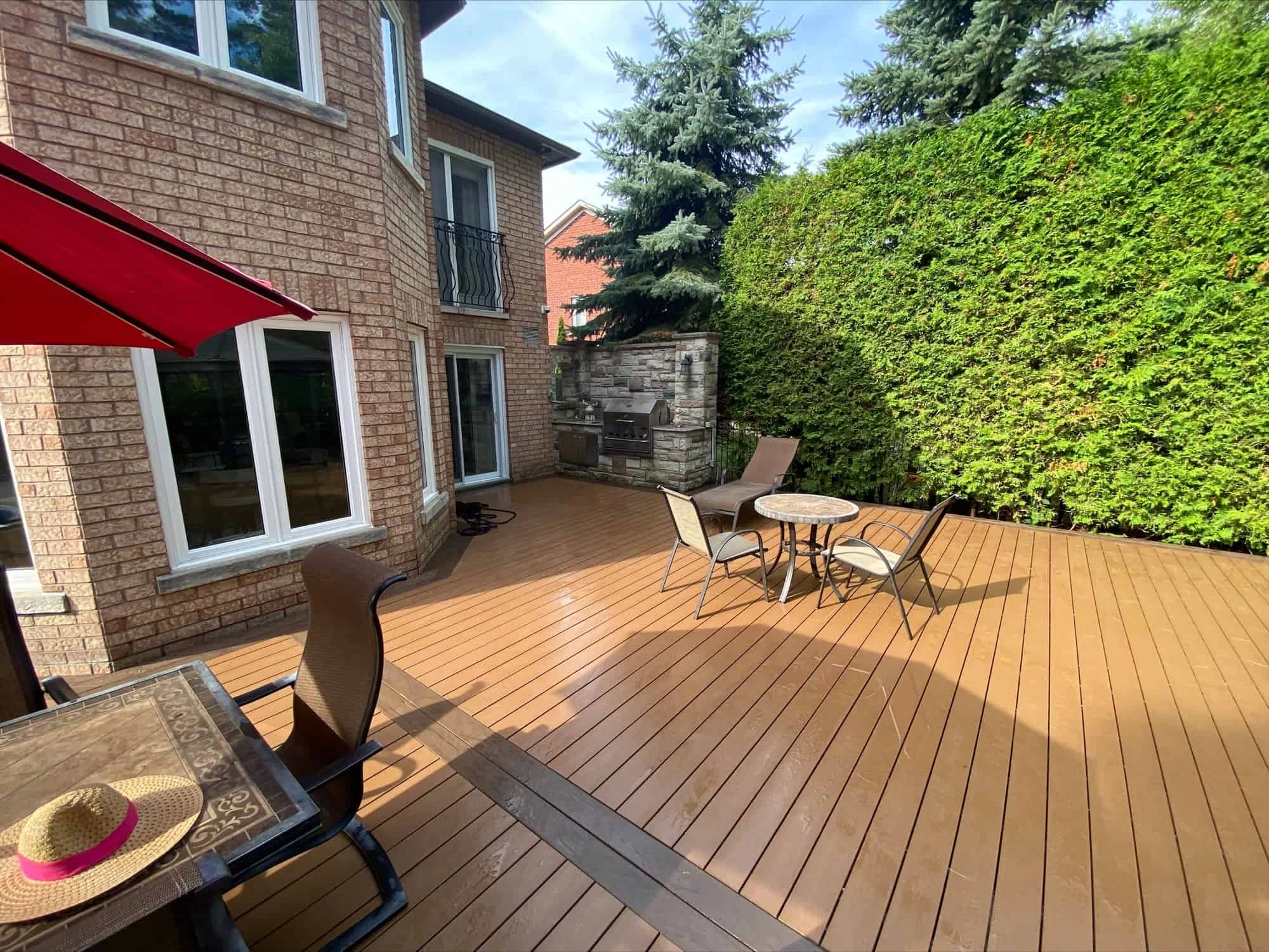 TruNorth Composite Brulee deck installation photo