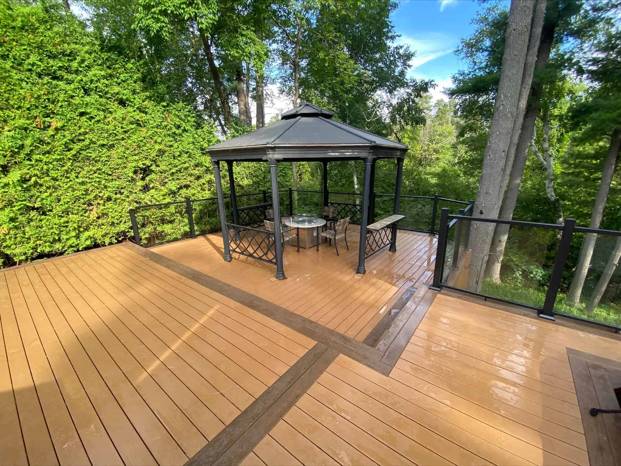 TruNorth Composite Brulee deck installation photo