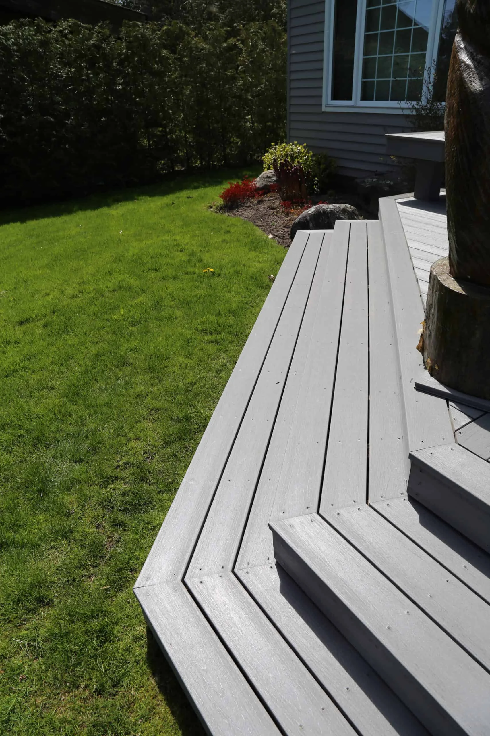 TruNorth Composite Stone Grey deck installation photo