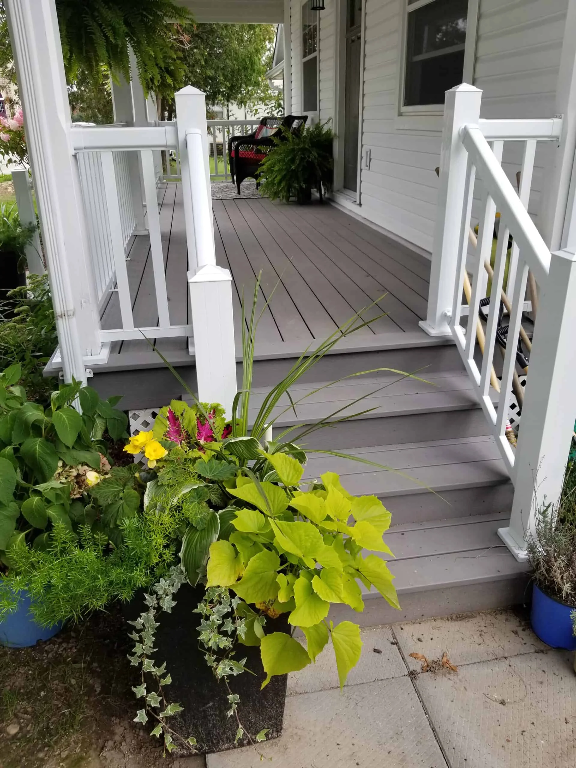 TruNorth Composite Stone Grey deck installation photo