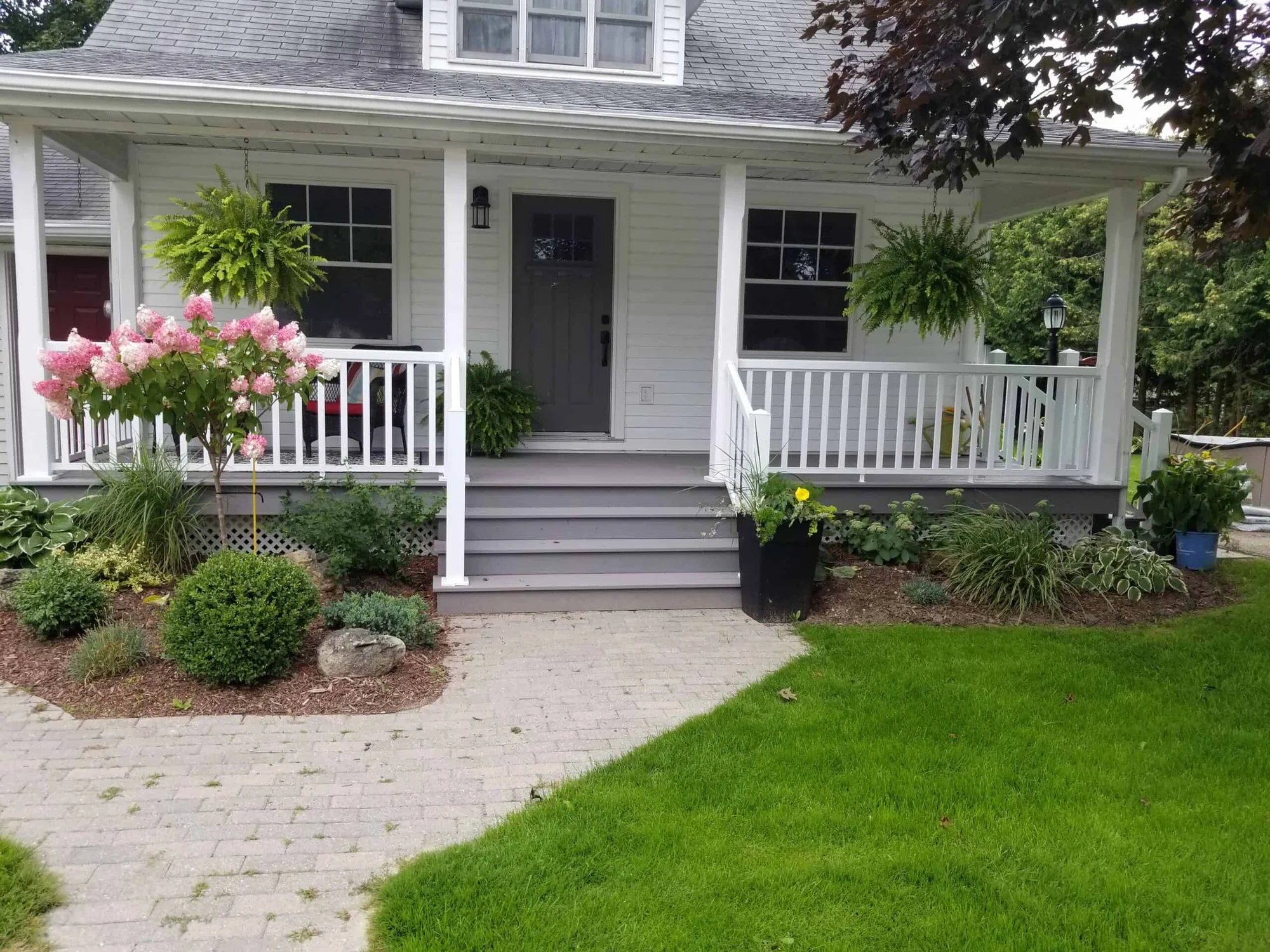 TruNorth Composite Stone Grey deck installation photo