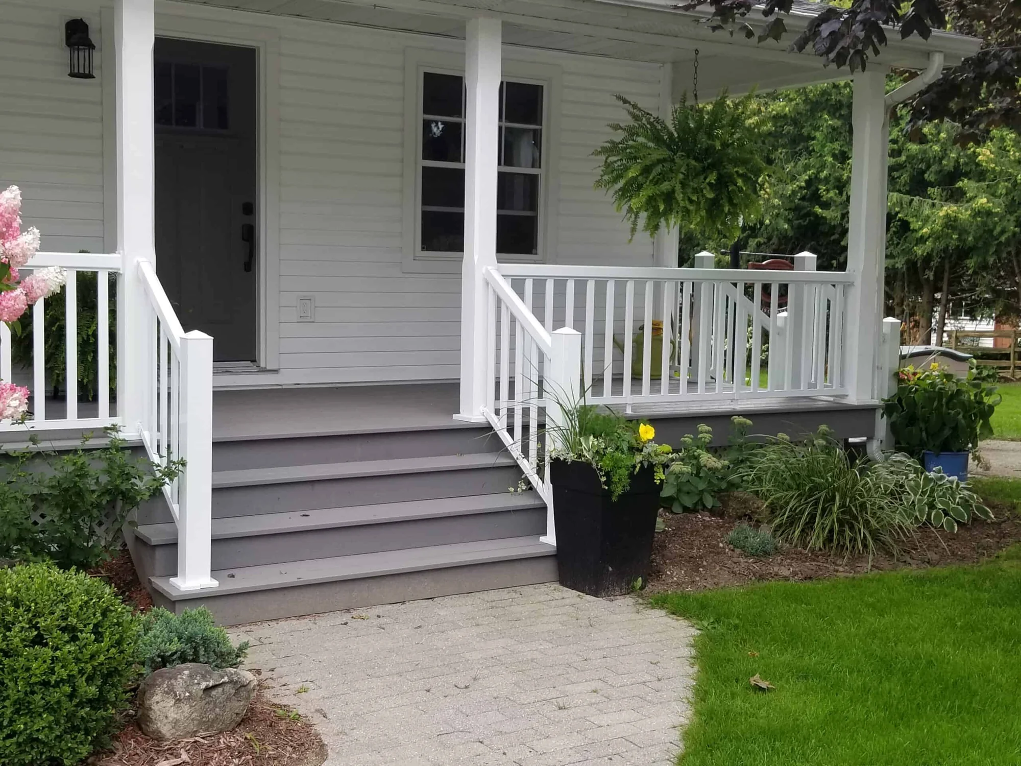 TruNorth Composite Stone Grey deck installation photo