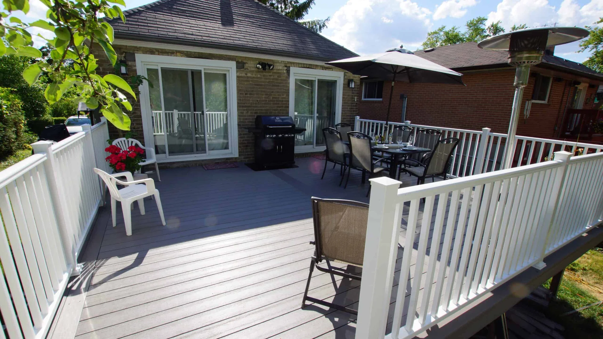 TruNorth Composite Stone Grey deck installation photo