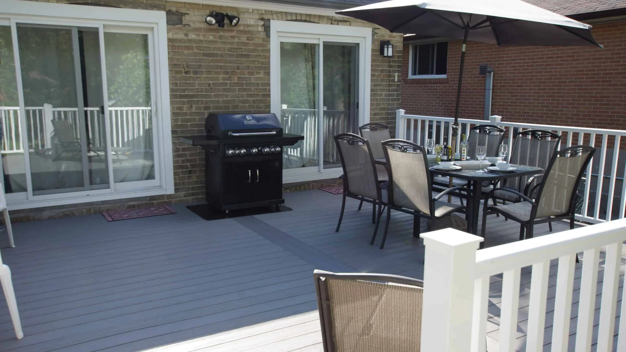 TruNorth Composite Stone Grey deck installation photo