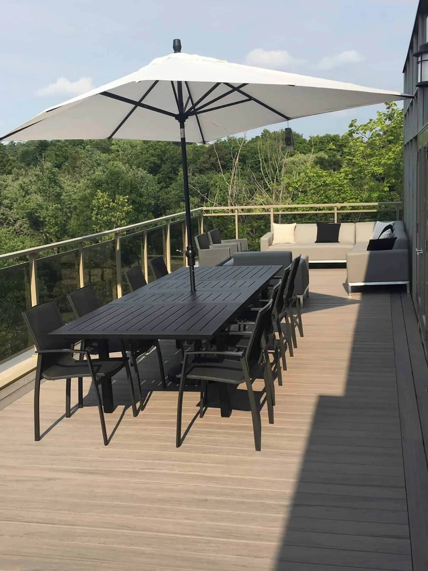 TruNorth Composite Hazelwood deck installation photo
