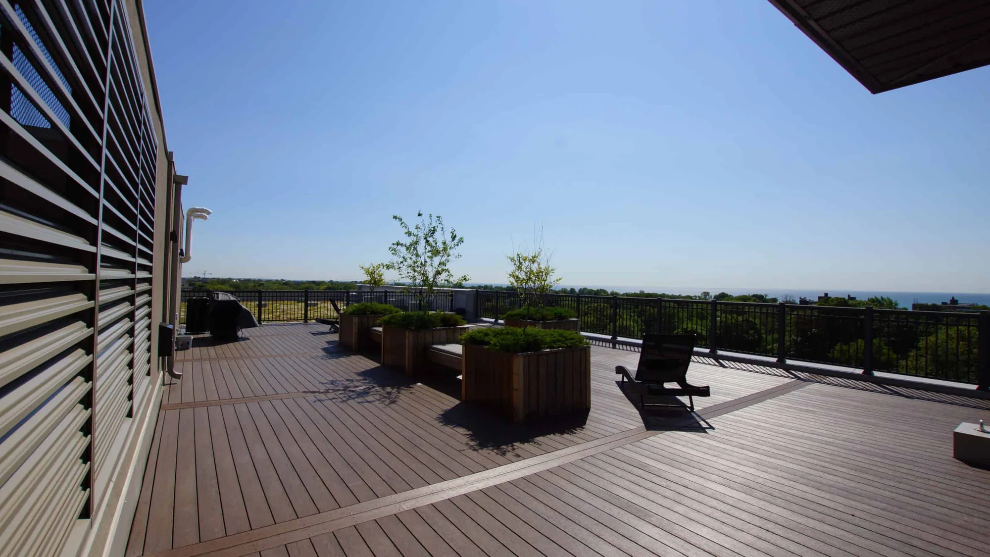 TruNorth Composite Tropical Walnut deck installation photo