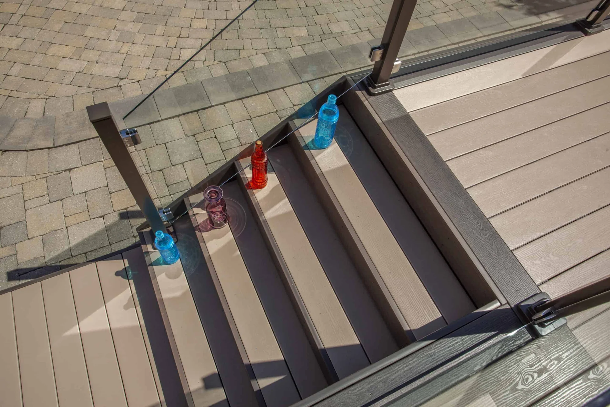 TruNorth Clubhouse Cobblestone deck installation photo