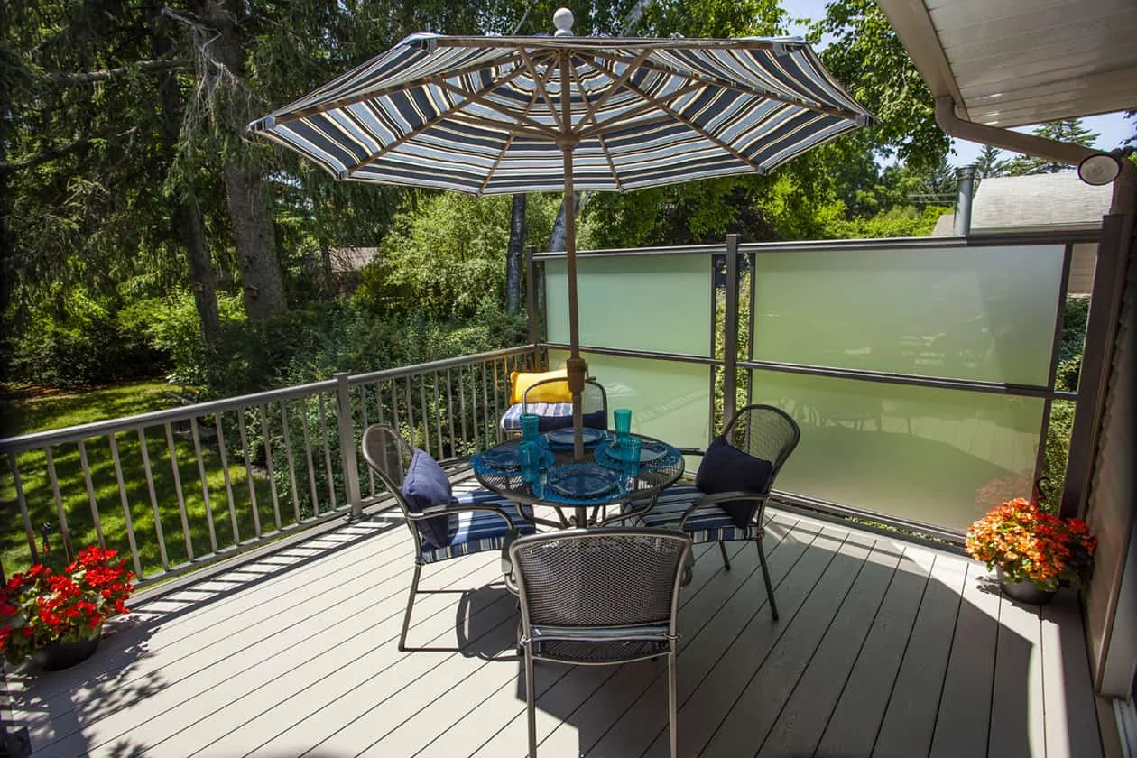 TruNorth Clubhouse Brookstone PVC decking installation photo