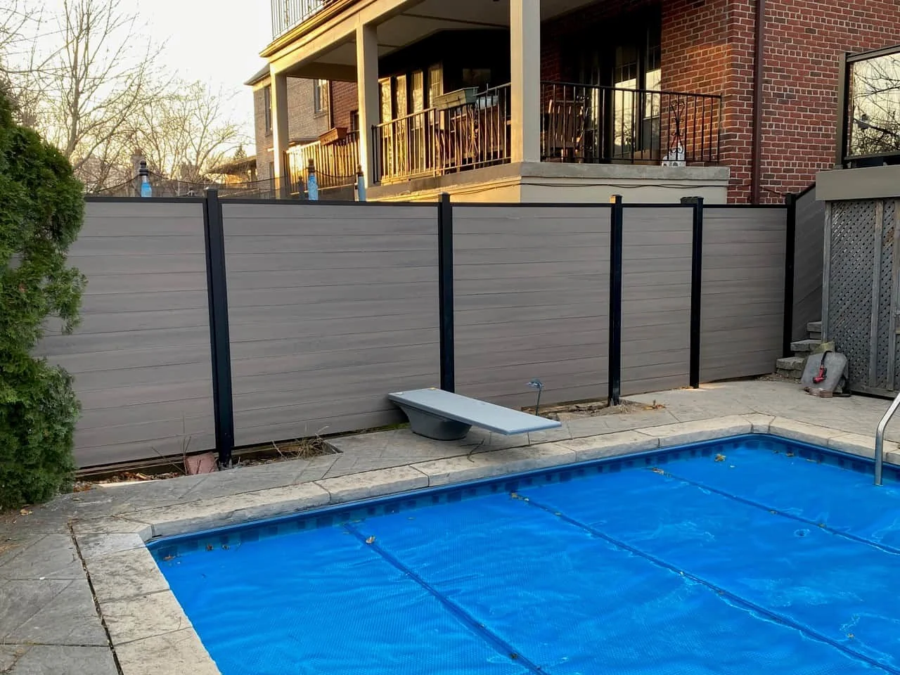 TruNorth Composite Hazelwood deck installation photo