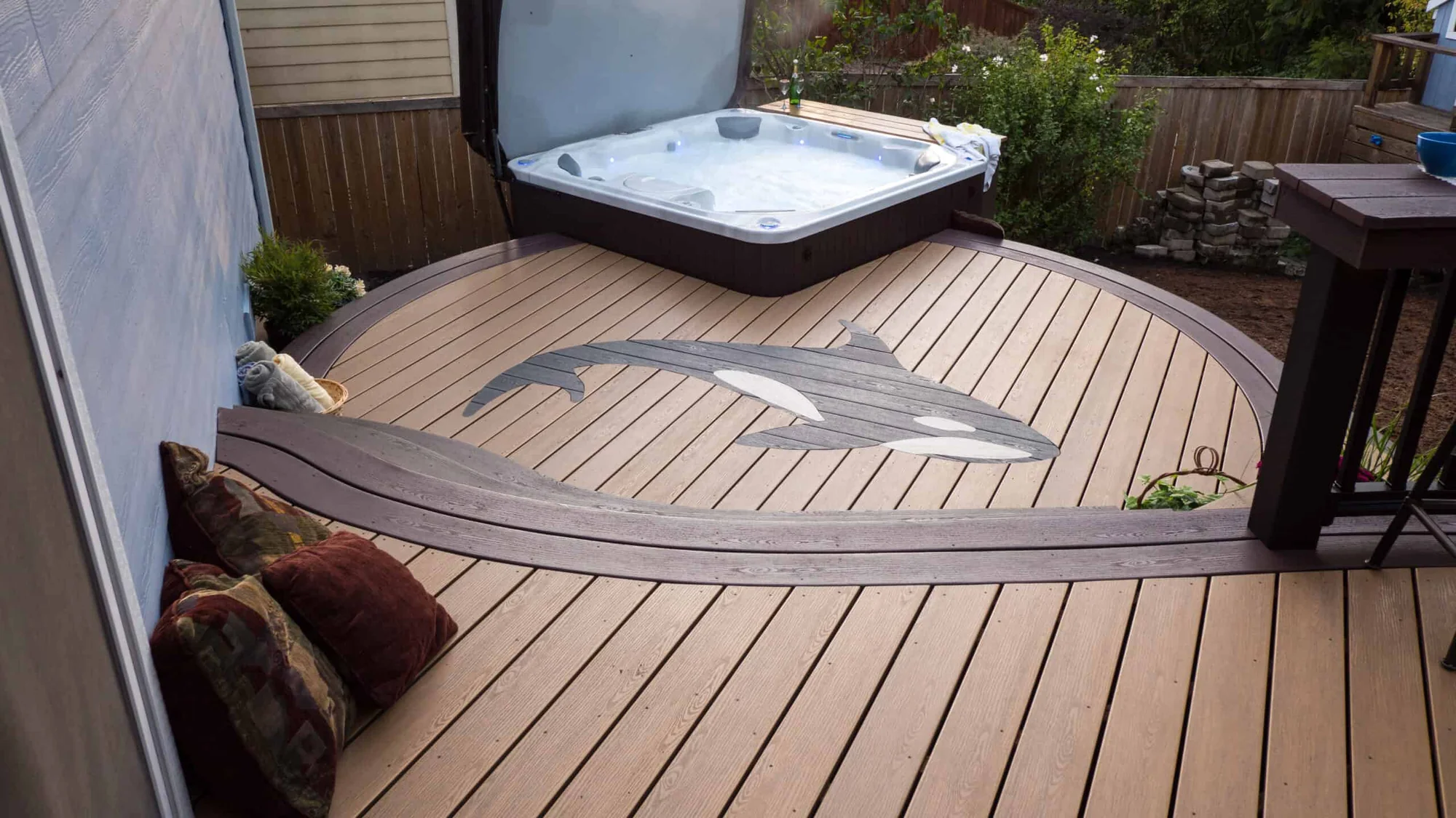 TruNorth Clubhouse Ipe deck installation photo