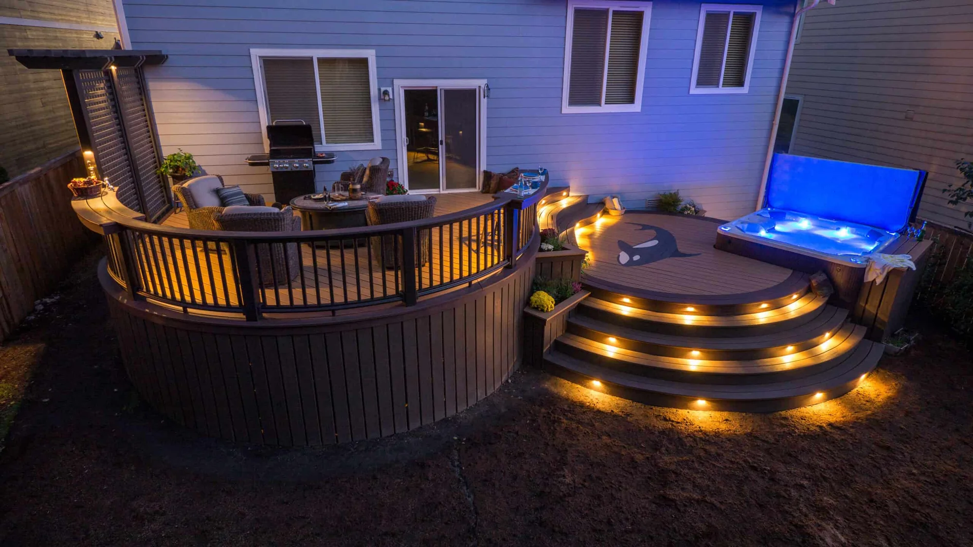 TruNorth Clubhouse Ipe deck installation photo